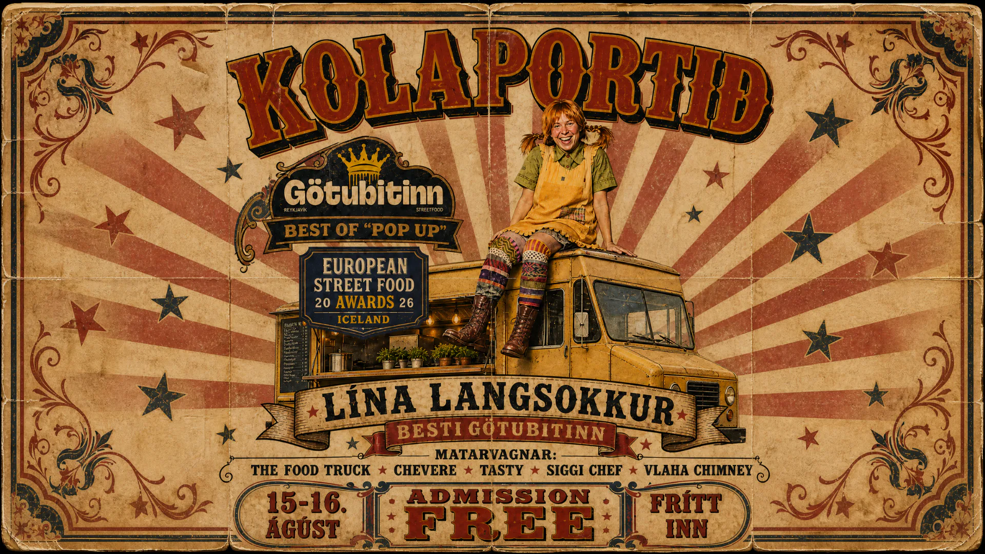 Matarvagnar, besti götubitinn og Lína Langsokkur